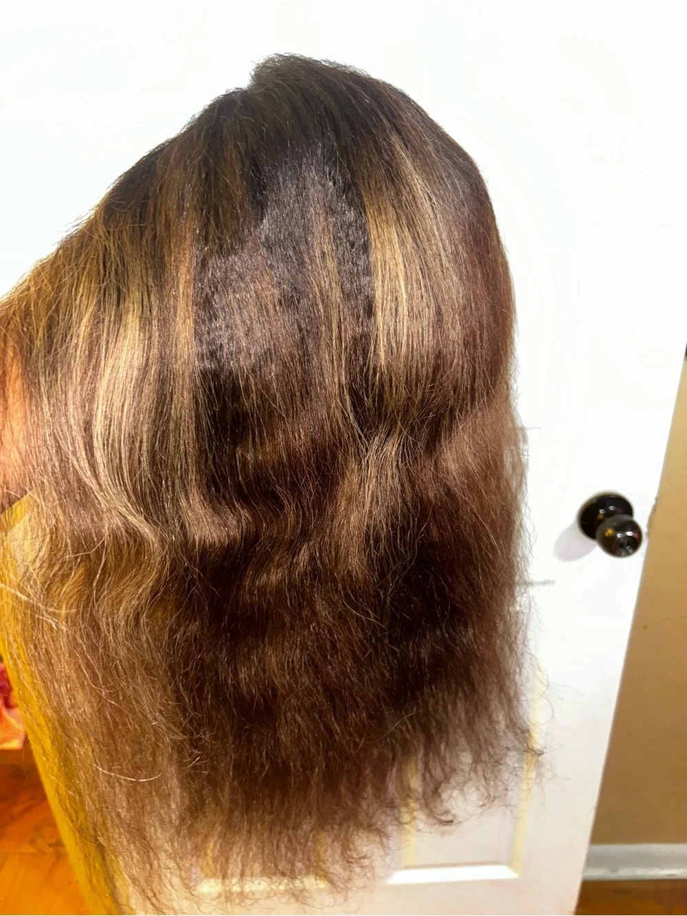 Brown Shoulder-Length Lace Front Wig